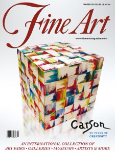 1- Charles Carson Cover - Fine Art Magazine - New York USA 2012-2013