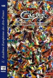 1 -Paris -  Salon International des beaux Arts de AEAF à Paris - à l'honneur, lauréat médaille d'or 2007 En Couverture - Charles Carson