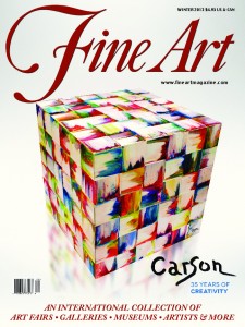 Fine Art Magazine, New York, Hommage à Maître Carson, en couverture plus 22 page sur l'artiste. 