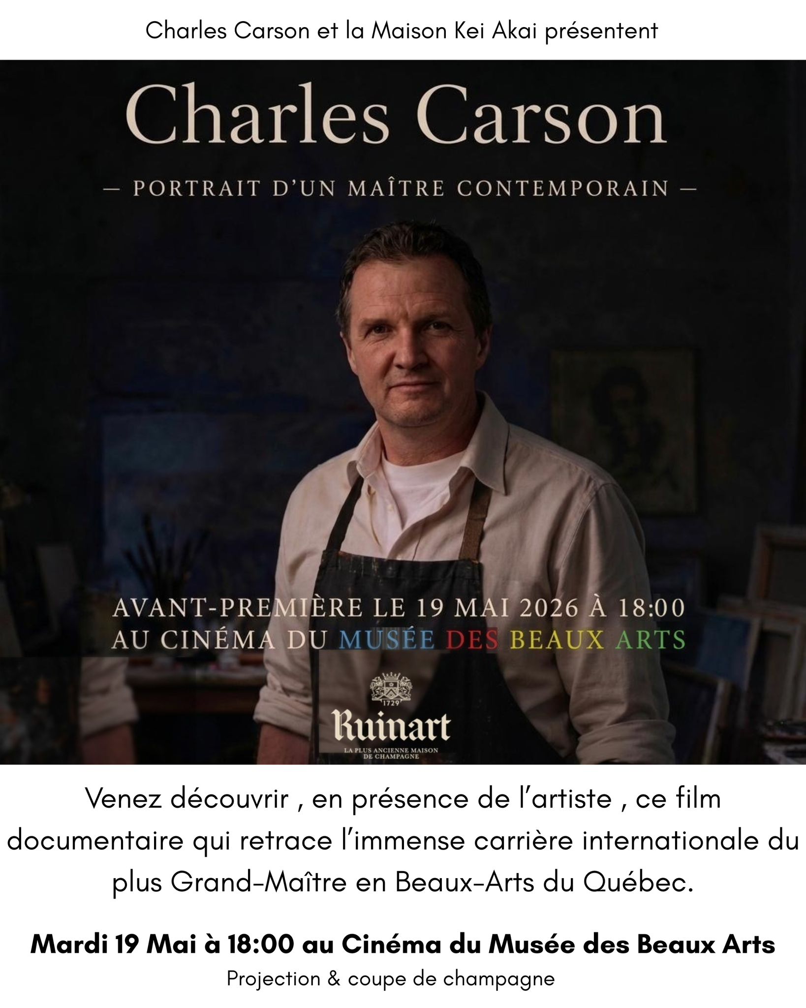 Artiste peintre International | Charles Carson | Grand-maître en beaux ...