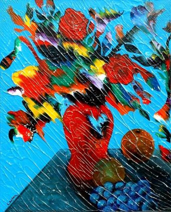 SOLD / VENDU - Bouquet en éveil