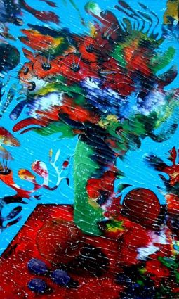 SOLD/ VENDU - La caresse du vent fleurie 