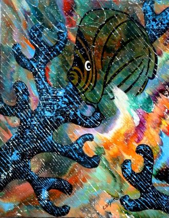SOLD/VENDU - Regard sous la mer 