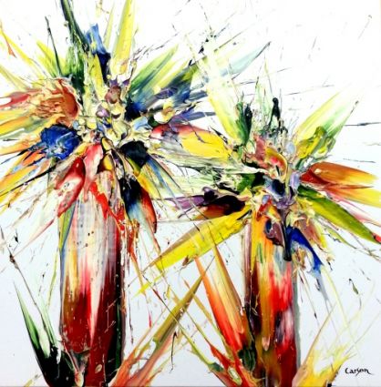 Bouquet fleurs - SOLD/VENDU