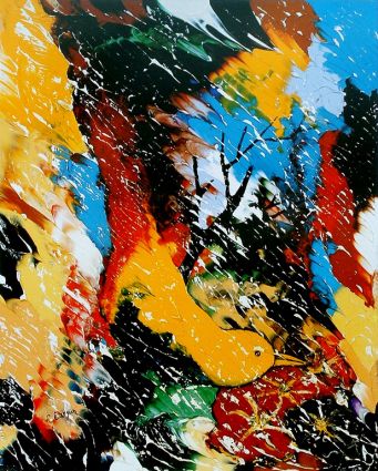 SOLD/ VENDU - Le chant de la bergeronnette 