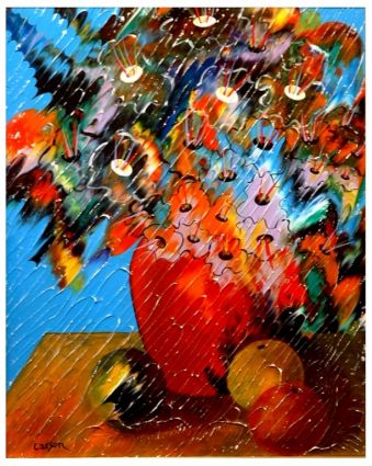 SOLD / VENDU - Fleurs d'amour au vibration sauvage 