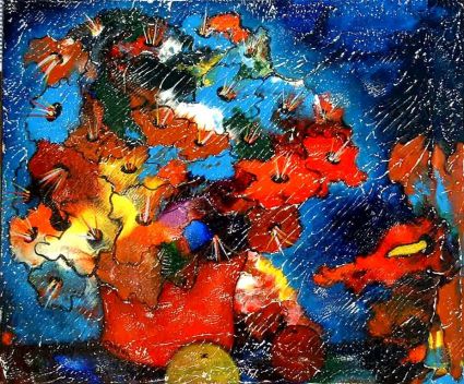 SOLD / VENDU - Fleurs sauvages