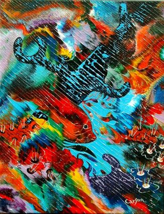 SOLD / VENDU - La magie de l'eau 