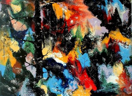 SOLD/ VENDU - Paysage d'automne 