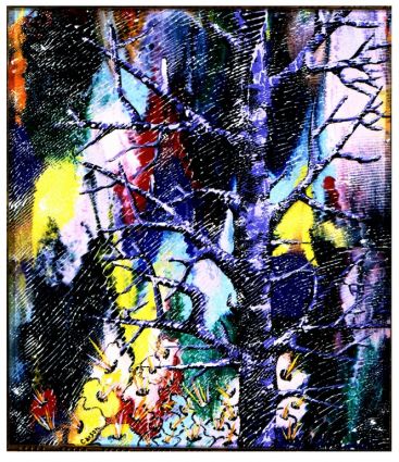 SOLD / VENDU - Paysage d'automne