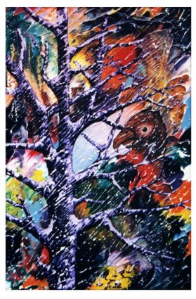SOLD / VENDU - Pépé le perroquet 
