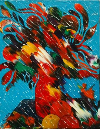 SOLD/VENDU - Vibration floral 