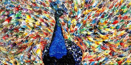 SOLD / VENDU - Le Paon Royal 