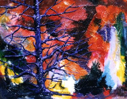SOLD / VENDU - Paysage d'automne